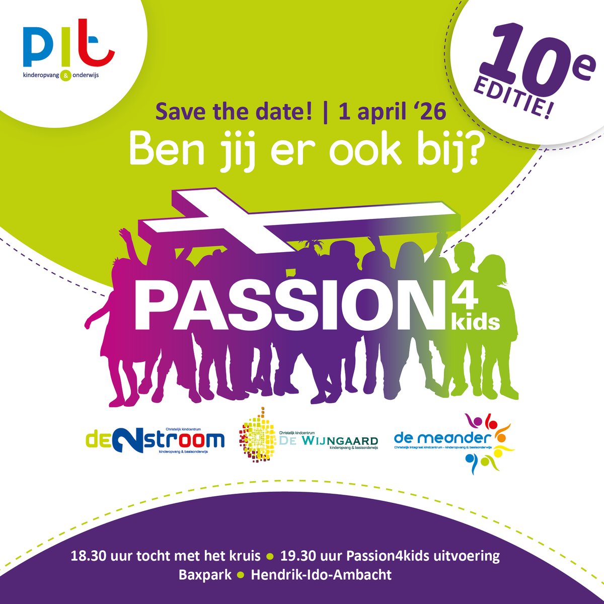 Woensdagavond 1 april: Passion4kids 2026 LIVE